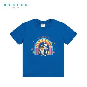 루니툰 주니어 반팔티(NY) LT033 블루