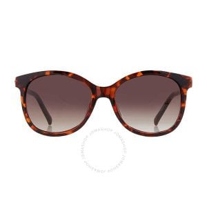 이스퀘어 4663886 Guess Factory Brown Gradient Oval Ladies Sunglasses