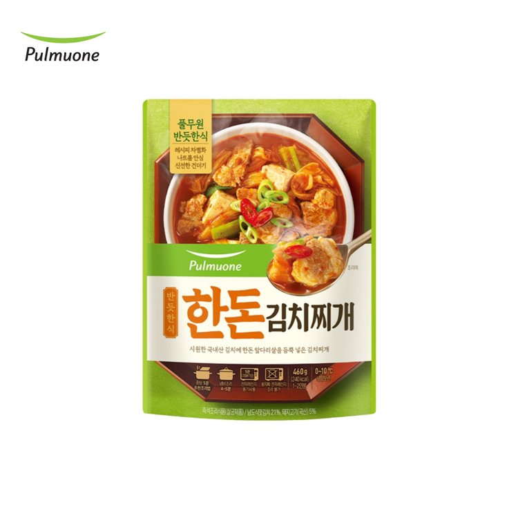 반듯한식 한돈 김치찌개(냉장)460G, 믿고 사는 즐거움 Ssg.Com