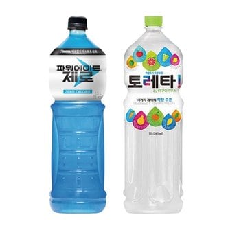  [한번에먹자] 파워에이드 제로 1.5L 3페트 + 토레타 1.5L 3페트, 총 6페트