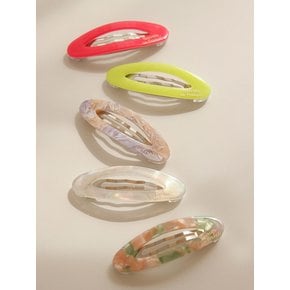 French Marble Donut Mini Hair Pin H01152