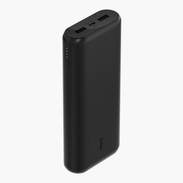 벨킨 20,000mAh 3포트 PD PPS 20W 고속 충전 보조배터리 BPB014bt 아이폰15 갤럭시 S24 호환