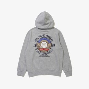 MLB 쿠퍼스 타운 뉴욕 양키스 월드 시리즈 후드 집업 그레이(기모)_15357965