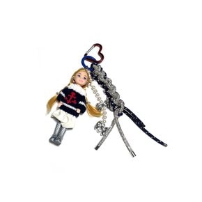 Beautiful doll keychain_navy