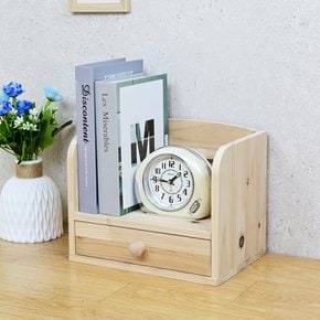 두리코 삼나무 원목 원서랍 책꽂이 책상소품 원목책꽂이