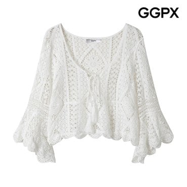 GGPX 히피 뜨개 아일렛 니트 (GP7KP011F)