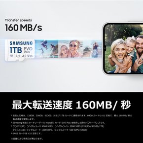 Samsung EVO Plus SD 1TB 160MBs microSDXC UHS-I U3 Nintendo Switch MB-MC1T0SA-ITEC 마이크로