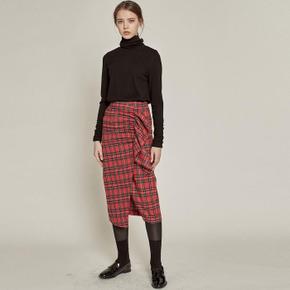 [런던클라우드] TARTAN SHIRRING SKIRT_RE (S3582922)