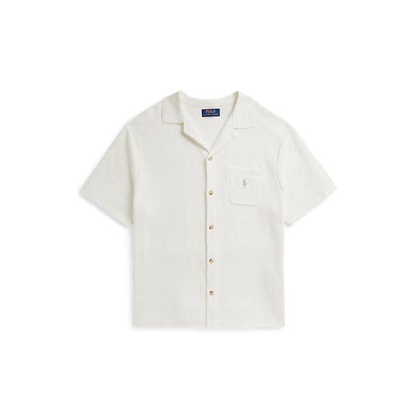 남성 메시 니트 코튼 숏 슬리브 카디건(MNPOSWE16822676100)