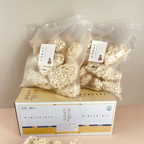 강릉한과 못난이통밥과줄 유과 900g(450gX2봉) (수제 전통과자 파지한과 아이 어르신간식 옛날과자 전통간식)