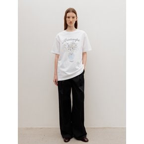 Printemps Vase Graphic T-Shirt White