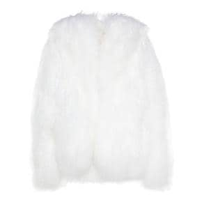 24FW 디 아티코 코트 248WCB44FUR2 001 WHITE