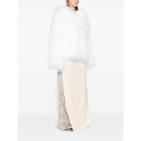 24FW 디 아티코 코트 248WCB44FUR2 001 WHITE