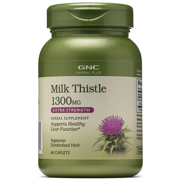 미국직구 GNC 지앤씨 허브 플러스 밀크씨슬 1300mg 60정 Milk Thistle