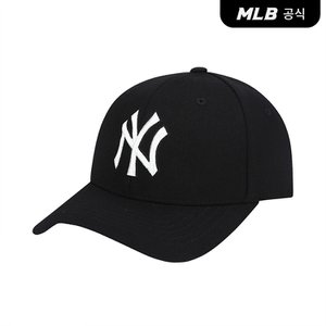 MLB [코리아공식]비하인드 커브캡 NY (Black)
