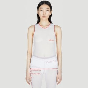 [해외배송] 디 페타 스크립트 탑 Wet Script Mesh Top