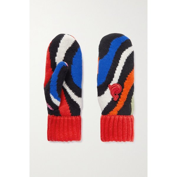 아플리케 울 자카드 벙어리 장갑 1647597326832913