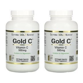 비타민C CGN 골드C 비타민C 500mg 240베지캡슐 X 2통