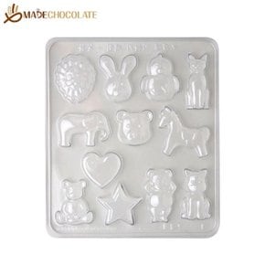 동물 몰드 초콜릿 베이킹 몰드 diy 놀이 어린이 키트