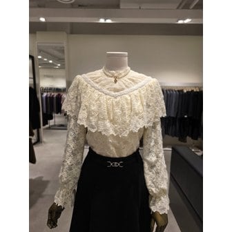 지고트 [파주점] 로맨틱 레이스 러플 블라우스 JPAA0BL343