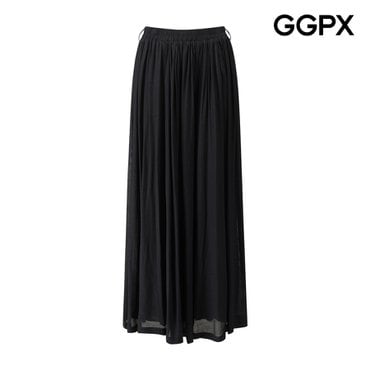 GGPX 링클 플레어 롱 쉬폰 팬츠 (GP7PT028F)
