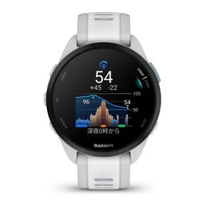 Forerunner 165 WhiteGray GPS AndroidiOS Suica AMOLED 가민(GARMIN) 러닝 워치 대응 기능 탑재