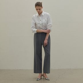 (R-PT-5457)ESSENTIAL TUCK WIDE PANTS