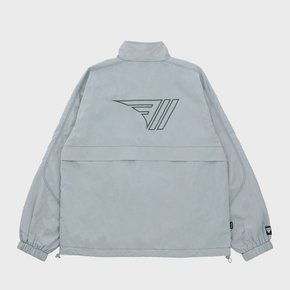 LINE STITCH POINT ANORACK [LIGHT GRAY]