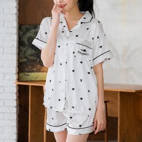 /아도라하우스 여성 잠옷 홈웨어 미니 하트 파자마