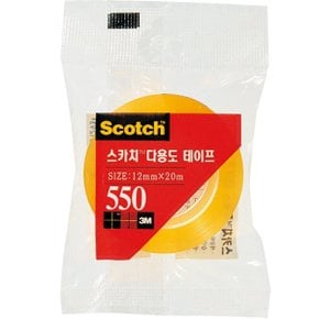 스카치 테이프 리필 550R 12mmX20M 3M