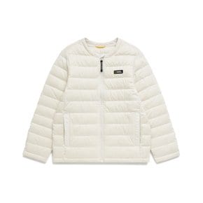 [기존가 99,000원]K234UDW910 라운드넥 경량 덕 다운 점퍼 IVORY