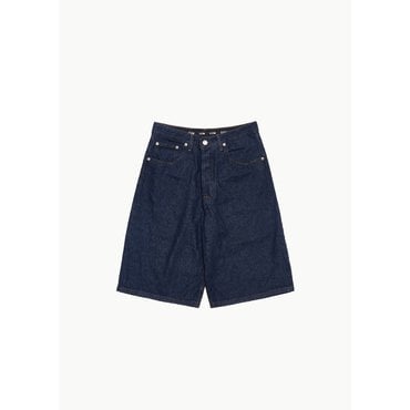 샵아모멘토 에드워드커밍 25SS Circle Window Jean Short, Indigo Wash
