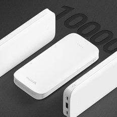 동시충전 밸류엠 라이트핏 보조배터리 10,000mAh(C타입) 케이블포함 KK