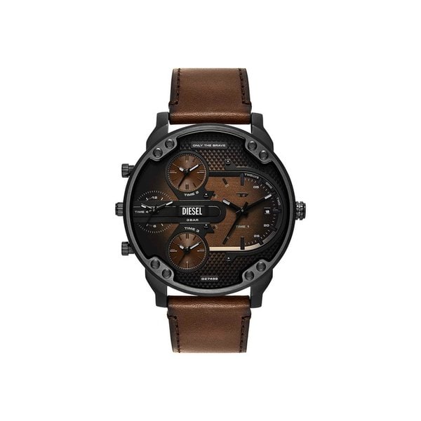 [공식본사정품] 디젤 DZ7492 (Mr. Daddy) 미스터 대디 슬림 크로노그래프 남성 가죽시계