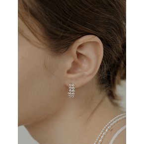 [Silver925] WE020 Silver bubble earring