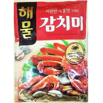 제이큐 신선한 식당 주방 조미료 해물감치미(청정원  1K)X10