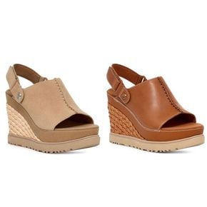 어그 UGG Abbot 조절 스트랩 여성 웨지 샌들 76654153