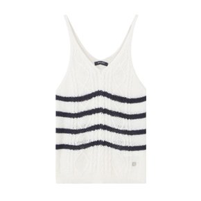 [버커루] 여성 A/C/N 꽈배기 V넥 VEST (B241KT550P)