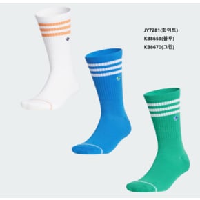 26SS 남여공용 오리지널스 크루 삭스 JY7281(화이트),KB8659(블루),KB8670(그린)