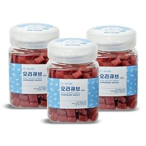 마이또 국내산 반려견 수제간식 오리고기큐브 180g 3개입[30702370]