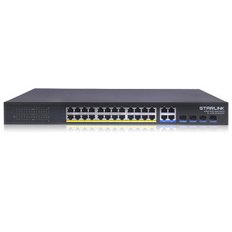 유비큐넷 STARLINK SL-POE3028GSFP PoE 스위칭허브 24포트 4SFP