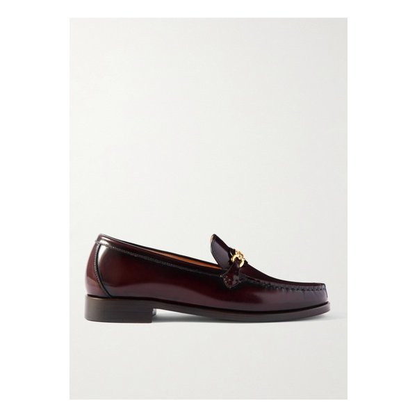 장식 가죽 로퍼 버건디 1647597349364191