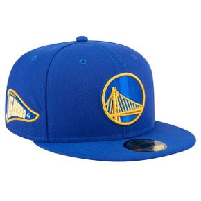 [해외] 1088661 뉴에라 모자 NBA 골든스테이트 워리어스 Throwback Pennant 59FIFTY Fitted Hat