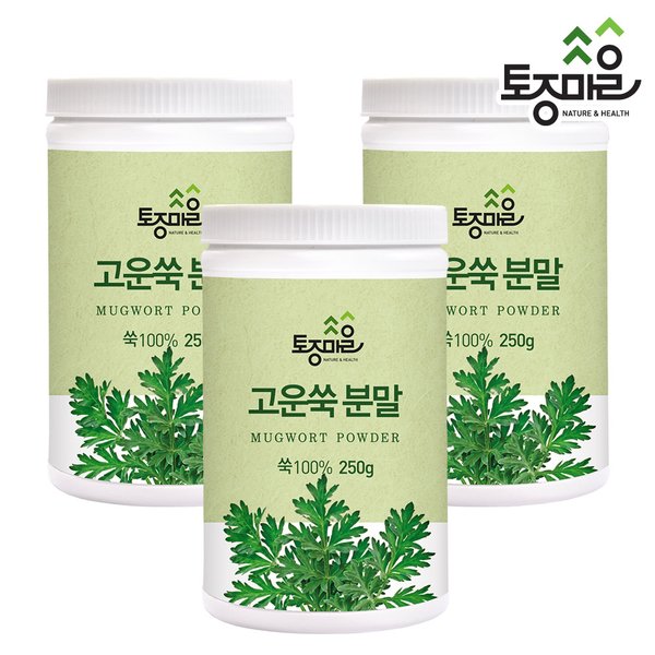 국산 고운쑥분말 250g X 3개