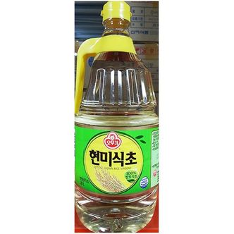 제이큐 조미료 식당 업체 주방 음식 요리  현미식초(오뚜기1.8L)