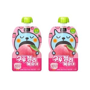  [코카콜라직영] 쿠우 젤리 복숭아 130ml 10입