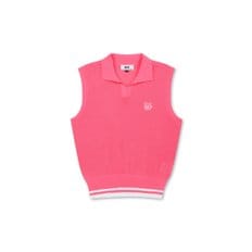 왁 골프 (WWWAM25206HPX)Women Mesh Polo Knit Vest
