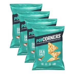 미국직구 PopCorners 팝코너스 씨솔트 콘 스낵 198g 4팩