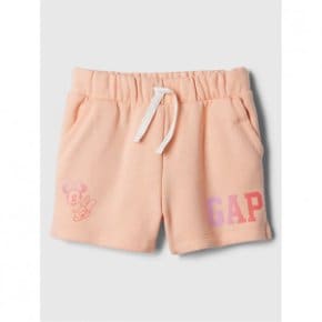 베이비갭 GAP 124 디즈니 로고 풀온 숏 쇼트 반바지 피치 parfait 로고 minnie 데이지 8185974