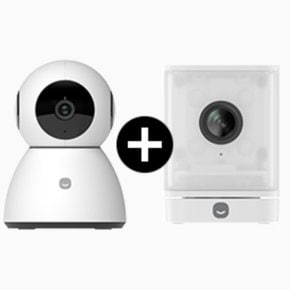 [1+1] 홈카메라 400만화소 4MP 큐브 & 스마트 홈캠 300만화소  3MP PRO+